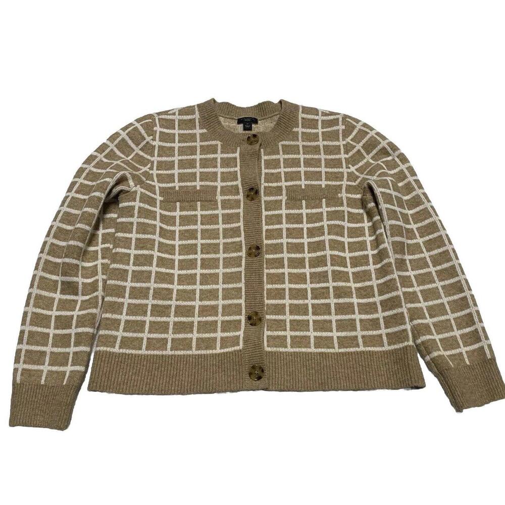 Ann Taylor Women’s Large Petite Beige Tan Sweater Jacket